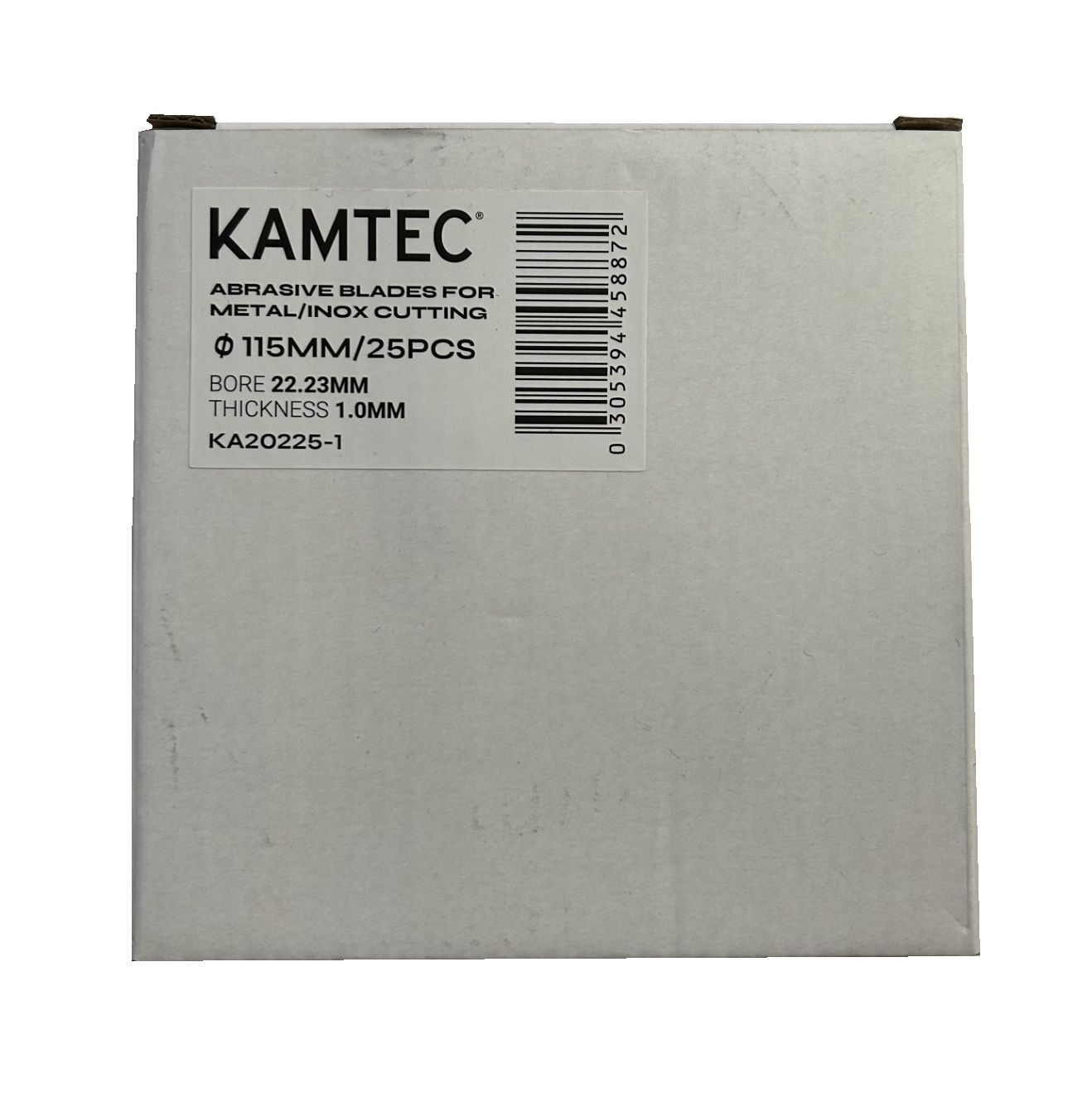 115mm x 1.0mm Kamtec Inox Turbocut Thin Metal Cutting Discs Box of 25