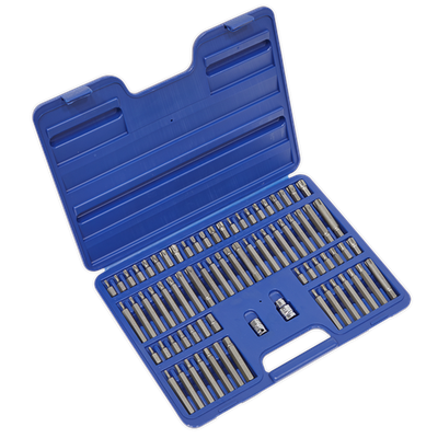 TRX-Star/Security TRX-Star/Hex/Ribe/Spline Bit Set 3/8" &amp; 1/2"Sq Drive 74pc  Model No. AK21974