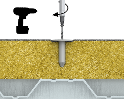 4.8 x 240mm WO-T Torx Drive Insulation Screws Box of 100