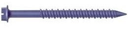 6.3 x 57mm Hex Slotted Masonry Screws Box of 100