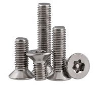 M8 x 60 6-Lobe Pin Security Countersunk Head A2 stainless steel Box of 100