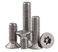 M10 x 25  6-Lobe Pin Security Countersunk Head A2 stainless steel  Box of 100