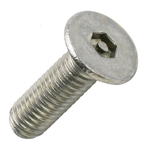 M4 x 10 Hex Pin Security Countersunk Head A2 stainless steel Box of 100