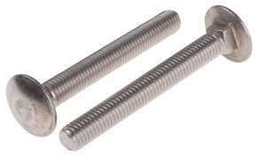 M10 x 40 Cup Square Bolt A2 stainless Steel