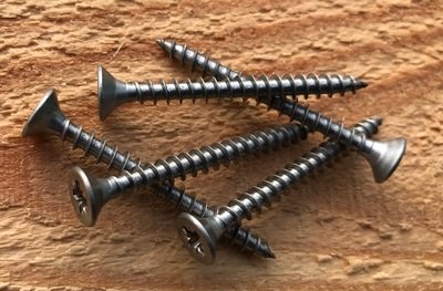 5.0 x 80mm Countersunk Pozi Drive Wood Screws A2 Stainless Steel Box of 100