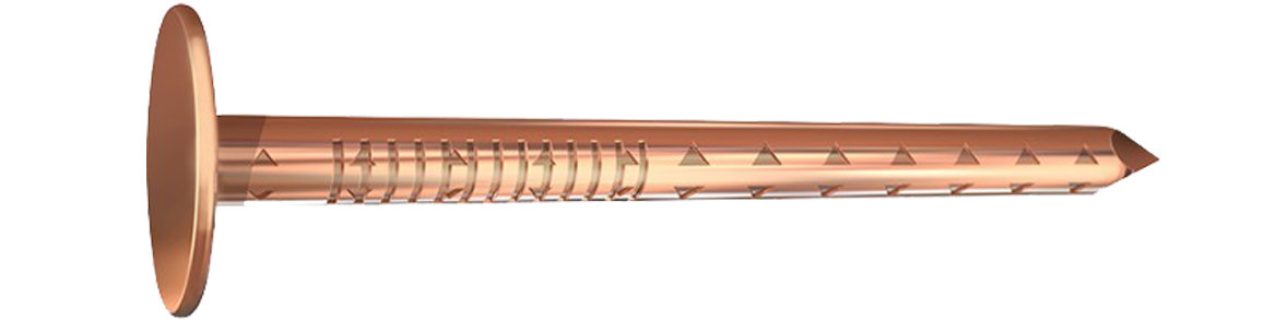 30mm Clout Nails Copper 2.5kg Tub