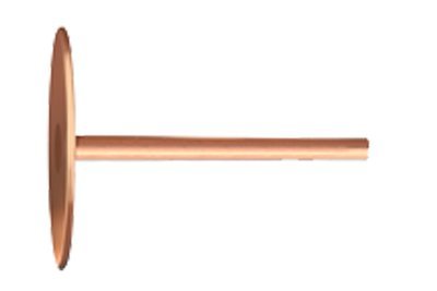 20 x 1.5mm Copper Disc Rivets Bag of 250