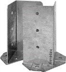 Eurotec Screw On Square Post Sockets