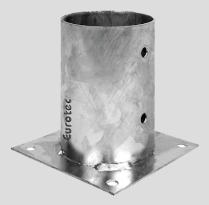 121mm x 147mm  Round Post Holder