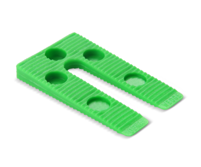 Green Precision Wedge Shim 45 x 77mm  Box of 100