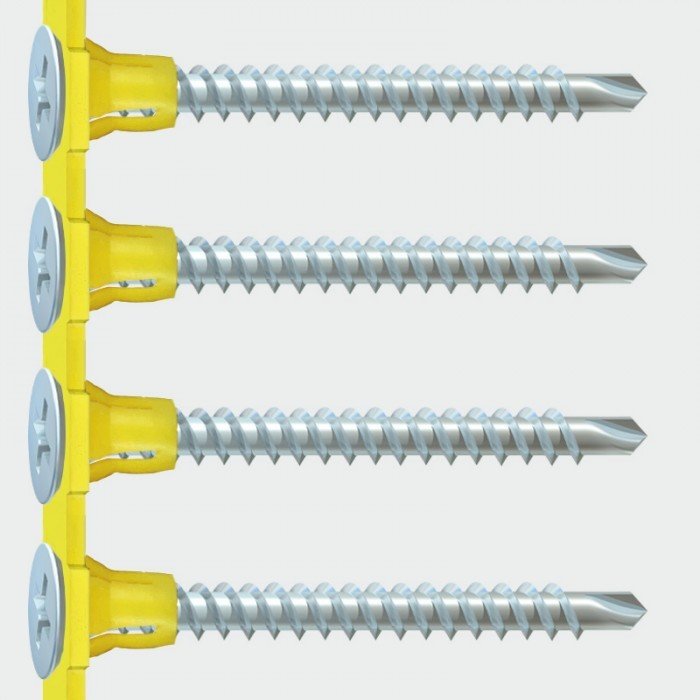 3.5mm x 35mm Collated Self Drilling Screws 1000 Screws