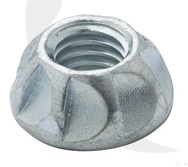 Kinmar One Way Nut - Zinc Plated