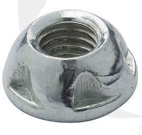 M6 Removable Kinmar Nut  Zinc Plated  Box of 100