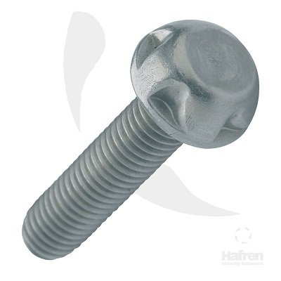 M8 x 40 Kinmar Permanent Security Bolt Zinc Plated  Box of 100