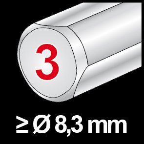 6.3-20.5mm 6 Piece Set Ultimatecut 90 Degree Countersink RUnaTEC Coating