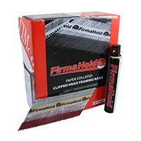 3.1 x 75mm (Galvanised) Firmahold Gas Fired 1st Fix Nails 1 box 2200 Nails &amp; 2 Gases