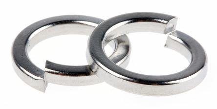 M10-10mm SPRING WASHERS SQUARE A2 STAINLESS SQ COIL LOCK WASHER DIN 7980 