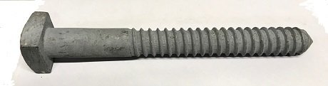 3/4 x 175mm  Square Head Coach Screws Galvanised