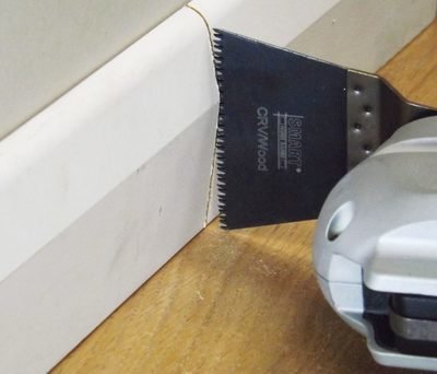 cutting skirting