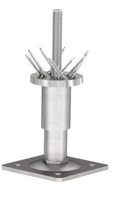 R301 130mm up to 165mm Post Feet  Pack of 4