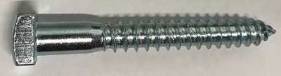 1/2 x 3 inch Square Head Coach Screws Zinc Plated