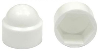White Plastic Nut Caps