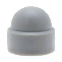 Grey Plastic Nut Caps