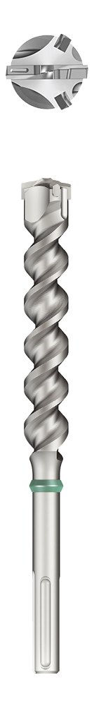 40.0mm x 520mm Heller Y Cut Ergo SDS-Max Drill Bits (Part 22392 8)