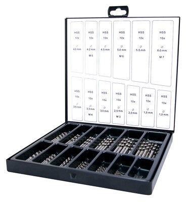 Terrax by Ruko 130 Piece HSS-G Twist Drill Set Split Point