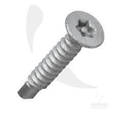 4.2 x 13mm (8 x 1/2) Countersunk Self Drilling T20 Security Screws Box 100