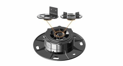 Adjustable Pedestal SL Pro M  Rises from 55mm to 84mm Self levelling
