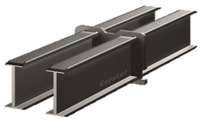 Eveco Aluminium Joists for Decking 39mm x 24mm x 2400mm  (1 Length)