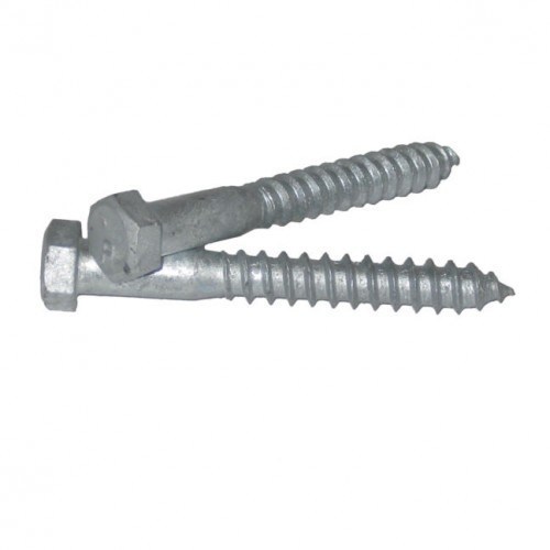 24mm x 250mm Hexagon Head Coach Screws Din 571 High Tensile Grade 8.8 Hot Dip Galvanised