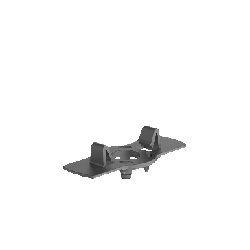 Eurotec Adjustable Decking Pedestal  -BASE 32mm Clip Adaptor (10 Pack)