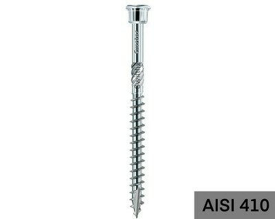 4.0mm x  60mm Terrassotec Hardened Stainless Steel Wood Screws Part  905537 Box of 500