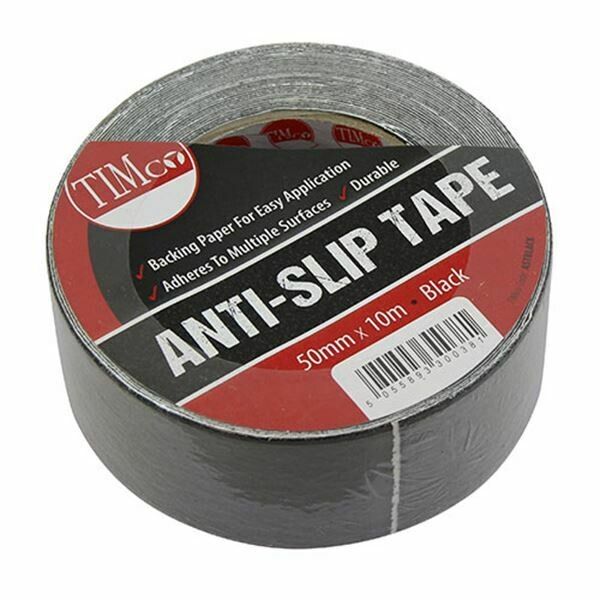 50mm x 10 Metres Anti Slip Tape Black  60 Grit