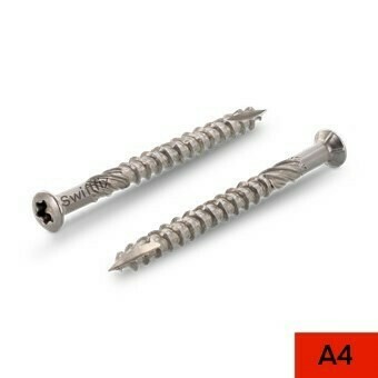 5.0 x 50mm T Drill TX Screws  A4 316 st.st  Pack of 100