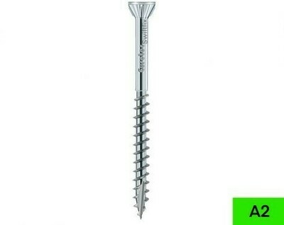 4.2mm x 55mm Eurotec FloorFix Decking Screws TX20 Torx (Star Drive)  A2 stainless steel   Box of 250