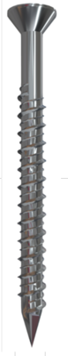 6.3 x 75mm Countersunk Multi-Fix A4 st.st Screws Box of 100