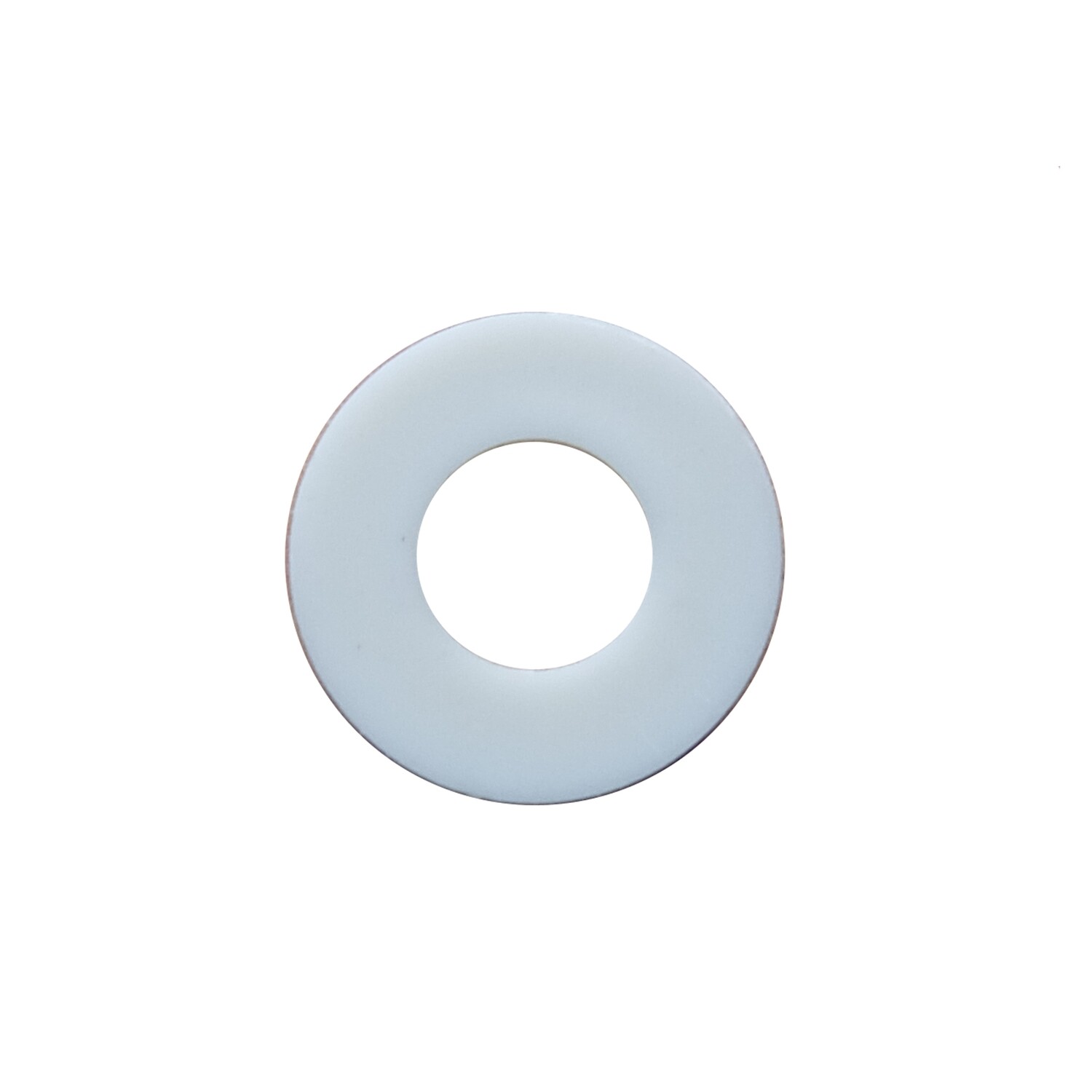 M8 Penny Washers Nylon 6 Natural  (25mm OD) 1.5mm thick