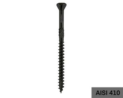 4.5 x 40mm  TX20 Hapatec Wood Screw Stainless Steel Black Coated (box of 200)