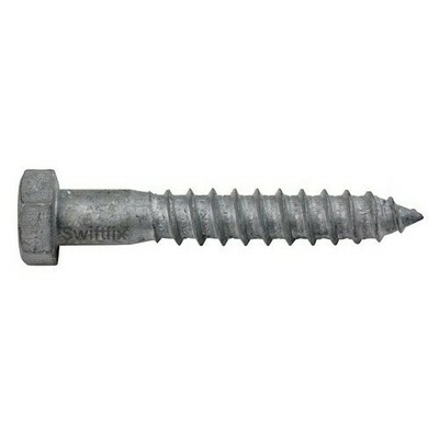 20mm x 160mm Hexagon Head Coach Screws Din 571 Hot Dip Galvanised