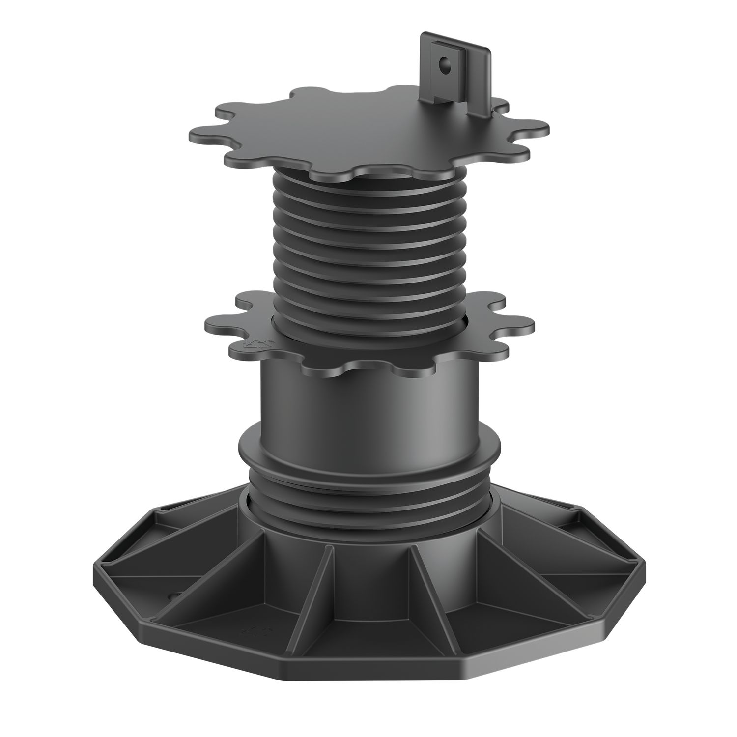 Eurotec Adjustable Decking Pedestal Feet - Eco L Adjusts from 65mm up to 130mm