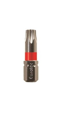 Eurotec Red TX30 Torx Bits 25mm long part no. 945855 Packed in 10s