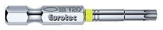 Eurotec Yellow TX20 Torx Bits 50mm long Packed in 1s