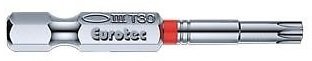 Eurotec Red TX30 Torx Bits 50mm long Part No. 945978 Packed in 1s