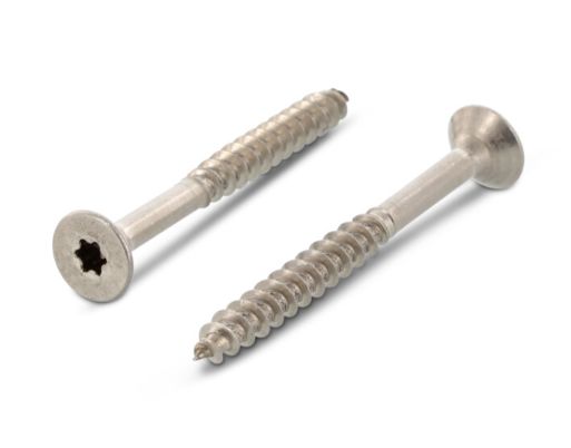 6.0 x 150mm Csk Torx TX25 A2 Stainless Steel Wood Screws Part thread Boxed in 100s