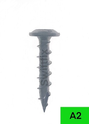8.0 x 40mm Flange Head TX40 Torx Drive Wood Screws (Full Thread) A2 Stainless Steel (975570) Boxed in 100s