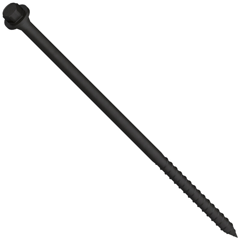 Timberfix 100mm Landscape Screws Hex Head (Black Coated)  TL063100    Box of 50