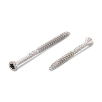 4.5 x 70mm Ornamental Head TX20 Wood Screws AISI.410 stainless steel  Box of 200